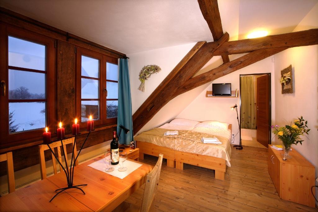 Wellness Hotel & Minipivovar Knezinek Ceske Budejovice Ruang foto